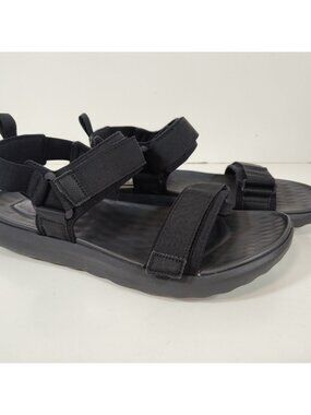 Hey Dude Carson Sandals Sport Mode Men's 14 Triple Black Water Beach